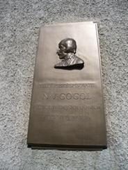 	Gogolova pamětní deska	